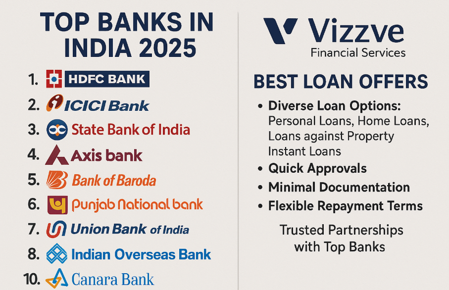 Who is the top 10 bank in India?